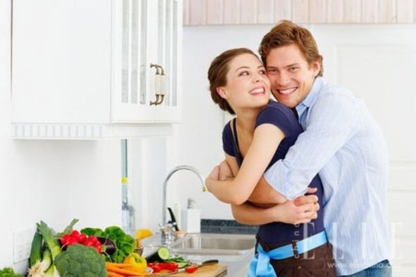 felice coppia sposata